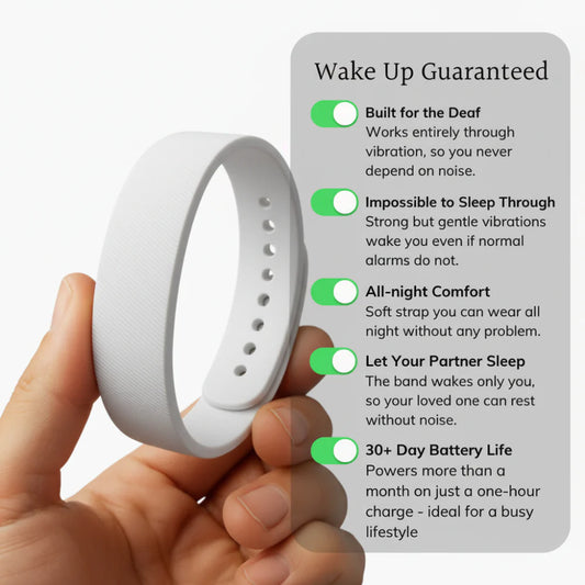 WakeVibrate - Silent Vibrating Alarm for Deaf & HoH